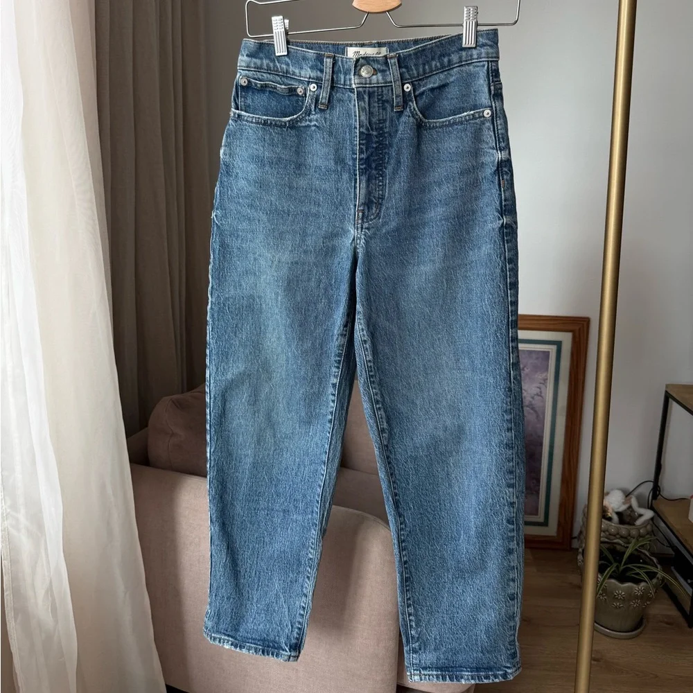 Madewell Balloon Jeans Blue High Rise, Trendy, Size 26 - Picture 3 of 14